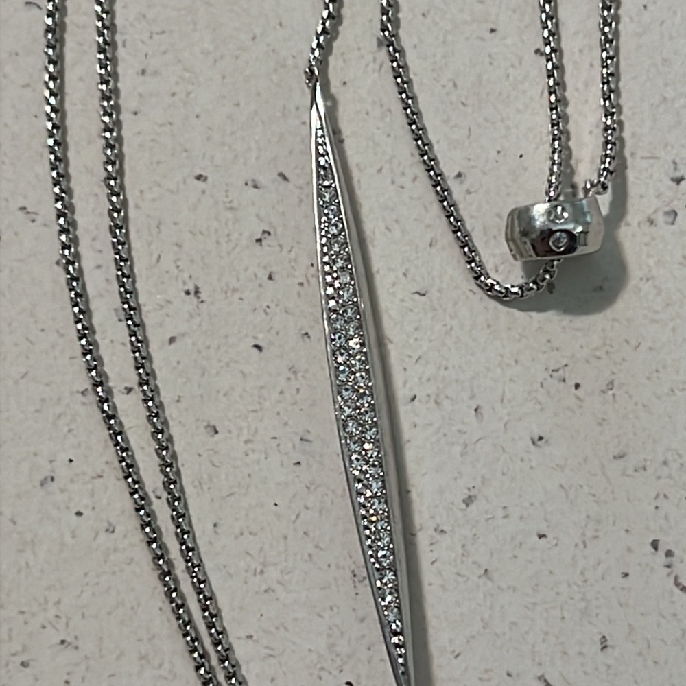 Rhinestone Slide Adjustable Necklace. - image 5